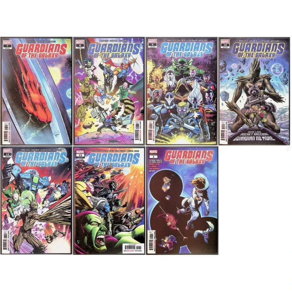 Guardians of the Galaxy #7–12 + Annual 1 7x Comic Lot (2020, Marvel) Cosmic‎ Arc